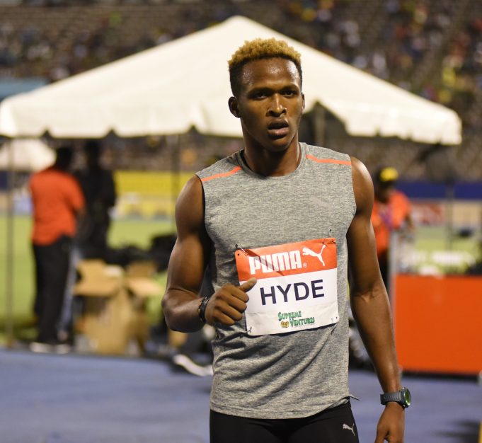 Jaheel Hyde searches for Doha 2019 mark ... down to run at the Ed Murphey Classic on Aug 4, 2023