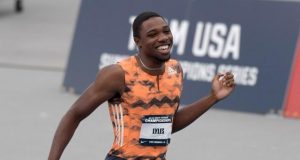 Noah Lyles again stamped his claim on the men's 200m with another impressive display at Friday's (5 July) Lausanne Diamond League meeting.