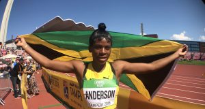 Britany Anderson wins silver at Wold U20 Championships