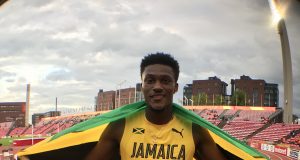 Damion Thomas wins 110m hurdles at at World U20 Championships