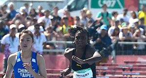 Ackera Nugent wins bronze in the 100mH at Youth Olympics 2018