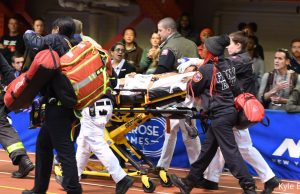 Jamaican middle runner Kemoy Campbell taken to hospital after collapsing at Millrose Games