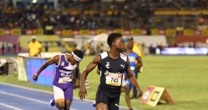 Christopher Scott’s Class 3 victory of 10.73, earning Jamaica College (JC) 10 points at Champs 2019 ... Champs 2022