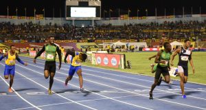 Oblique Seville of Calabar just misses the Class 1 boys' Champs record of 10.12 with his 10.13 run at Champs 2019
