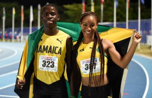 Oblique Seville and Briana Williams win Carifta Games 100m titles