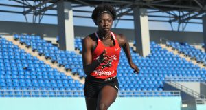 Megan Moss of Bahamas for Carifta Games 2019 ... Photo by Bahamas Athletics/Kermit Taylor