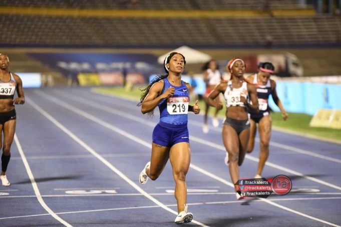 Shelly-Ann Fraser-Pryce 200m at 2019 Jamaica Trials