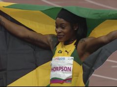 Elaine Thompson won the women's 100m at the Pan Am Games 2019 in Lima, Peru