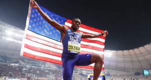 Christian Coleman wins the Doha 2019 World Athletics Championships 100m title