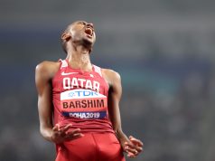 Asian Games - Mutaz Essa Barshim goes high in Doha 2019