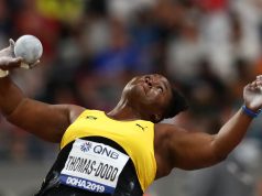 Danniel Thomas-Dodd became the first Jamaican and Pan-American champion to win a women's shot put world championships medal at USATF Golden Games