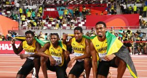 Jamaica 4x400m male team wins silver at Doha 2019 - Oregon22