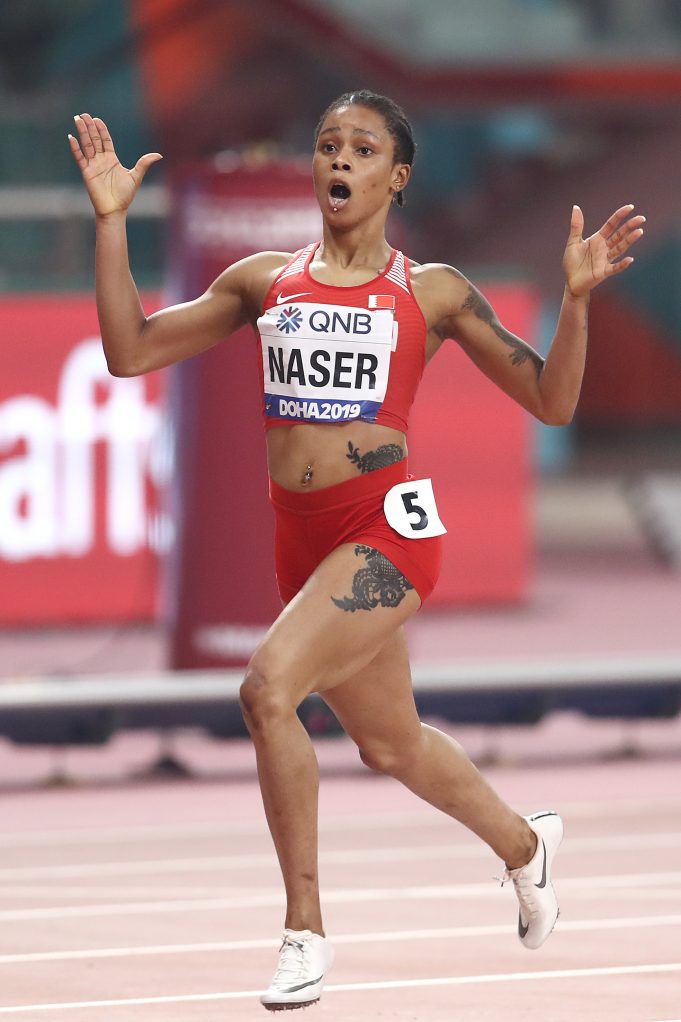 Salwa Eid Naser didn't know she was going so fast in Doha 2019