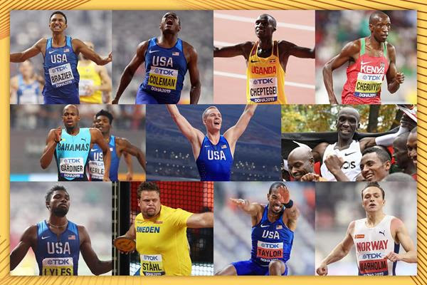 Nominees announced for Male World Athlete of the Year 2019
