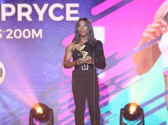 Jamaica’s world champion Shelly-Ann Fraser-Pryce was named Panam Sports Best Female Athlete of 2019.