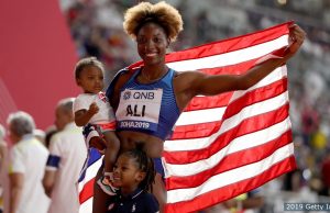 Nia Ali is hoping more mother athletes will do well at the highest level