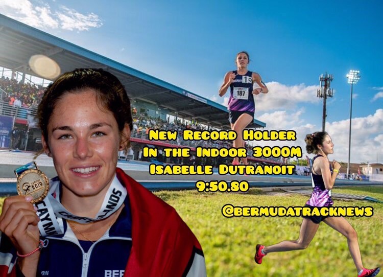 Dutranoit set new Bermuda 3,000m record