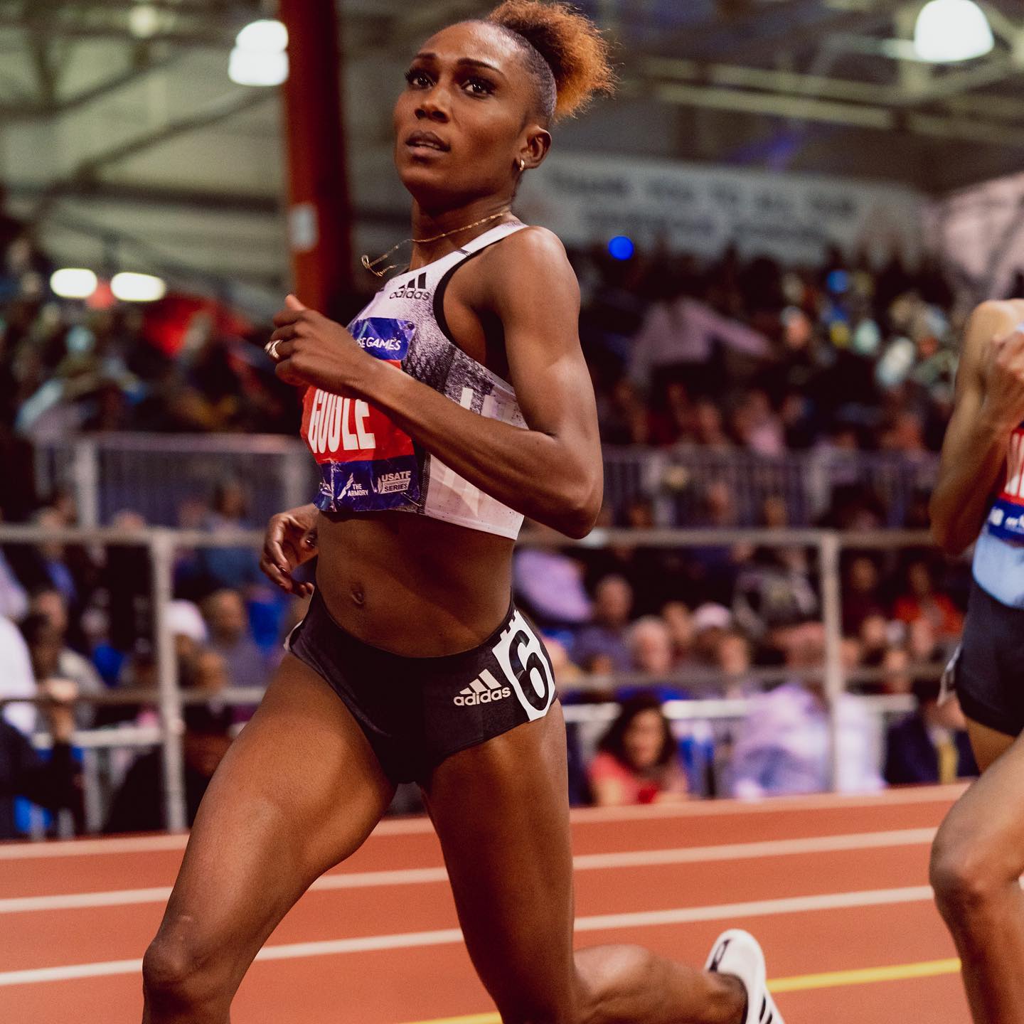 Natoya Goule won the women's 800m at Tiger Paw Invitational ... Brussels Diamond League.... for Millrose Games 2022