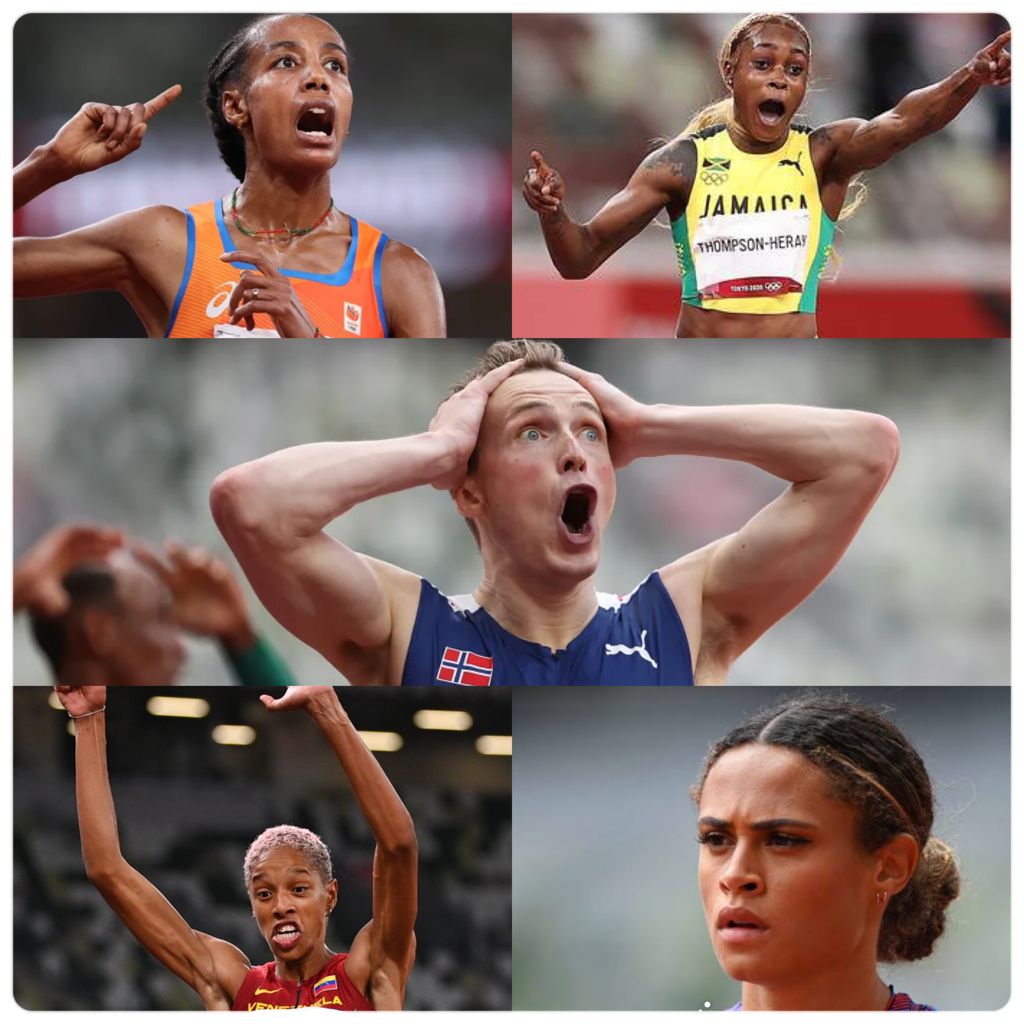 Who should be the male and female track & field athlete of Tokyo 2020 Olympics?