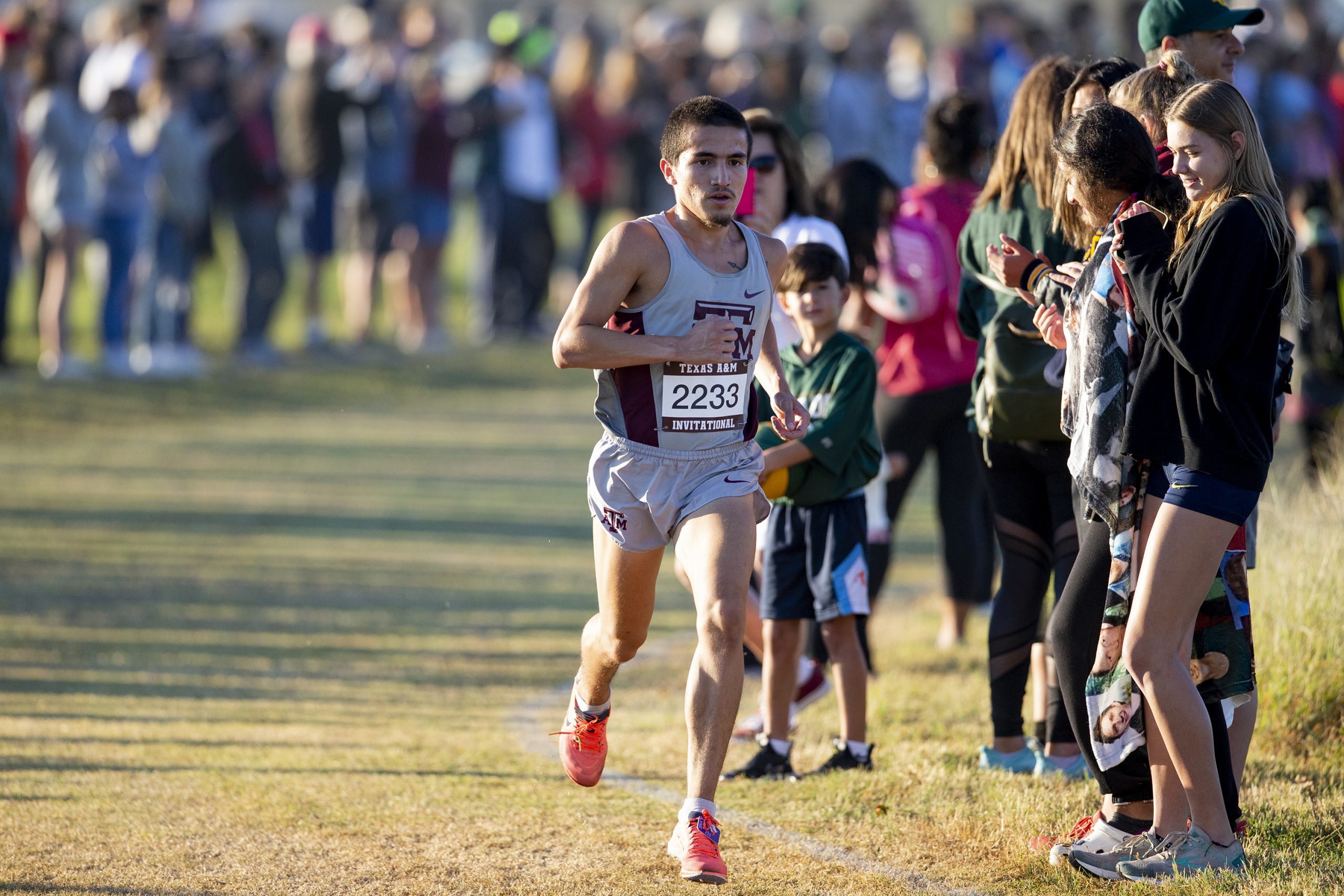 Eric Casarez wins the Aggie Invitational at Watts Cross Country Course in College Station
