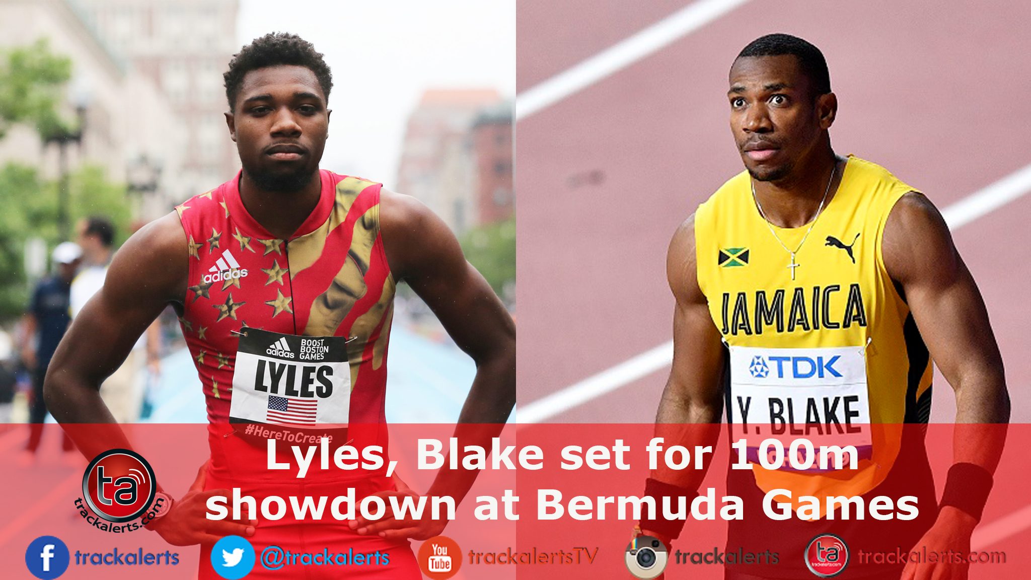 Yohan Blake and Noah Lyles showdown for USATF Bermuda Games