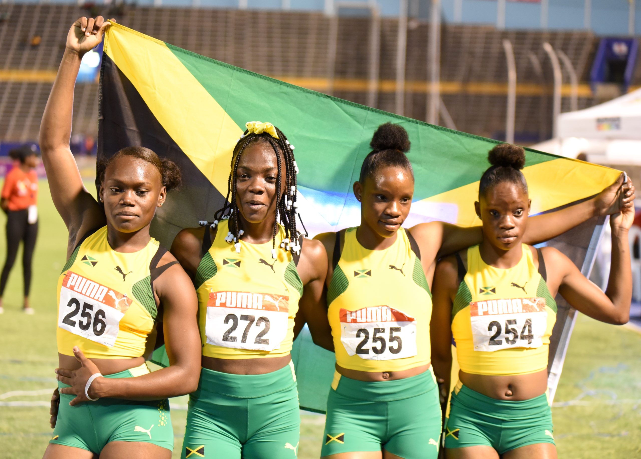 Jamaica shatter world U20 4x100m record at Carifta Games with 42.58 run