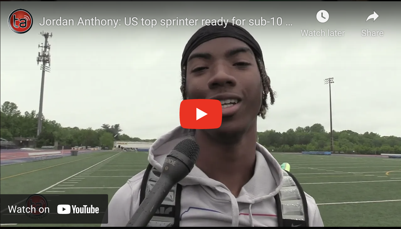 Jordan Anthony: US top sprinter ready for sub-10 at East Coast International Showcase