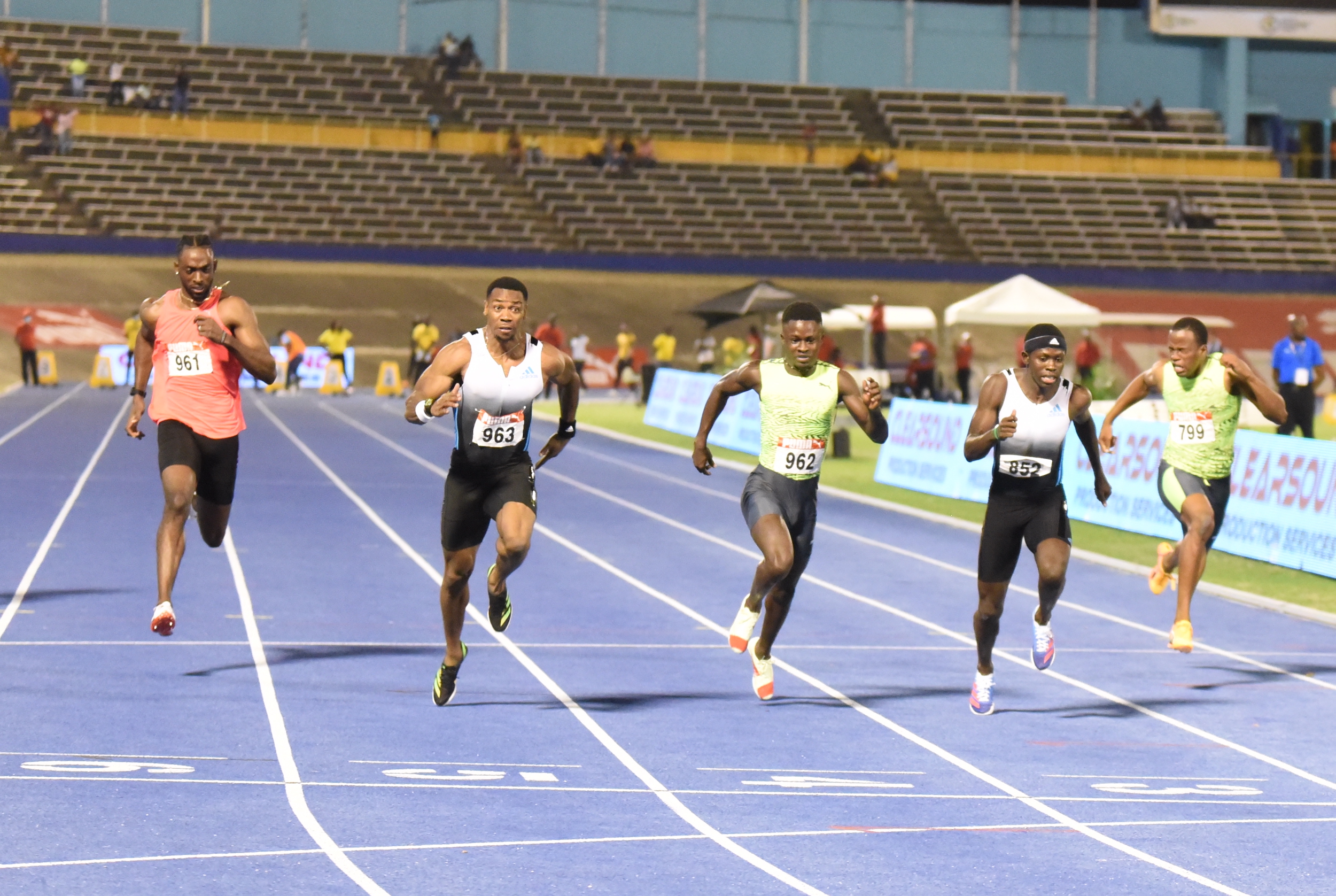 Yohan Blake wins 100m final at Jamaica Trials