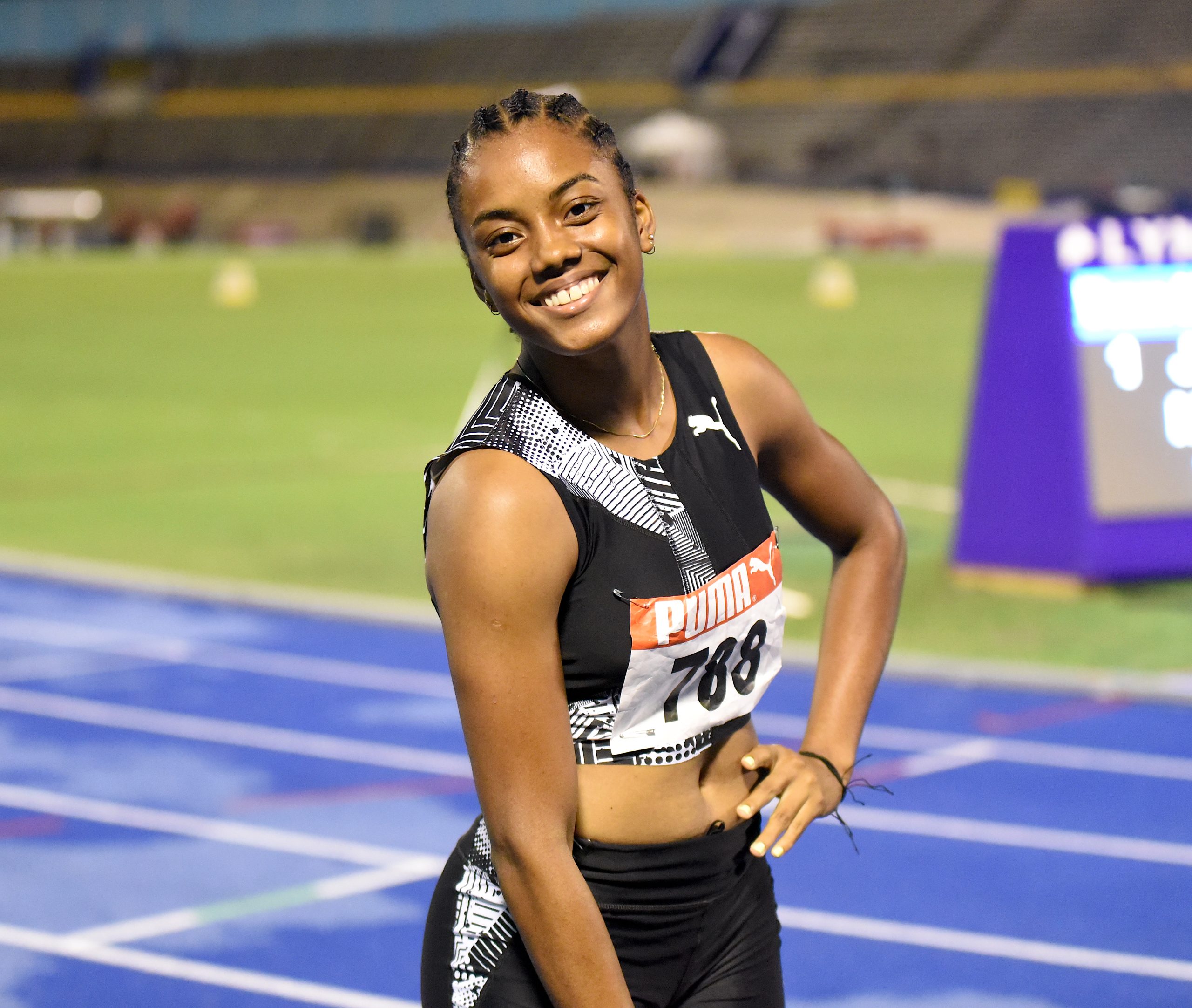 Krystal Sloley at Jamaica trials 2022