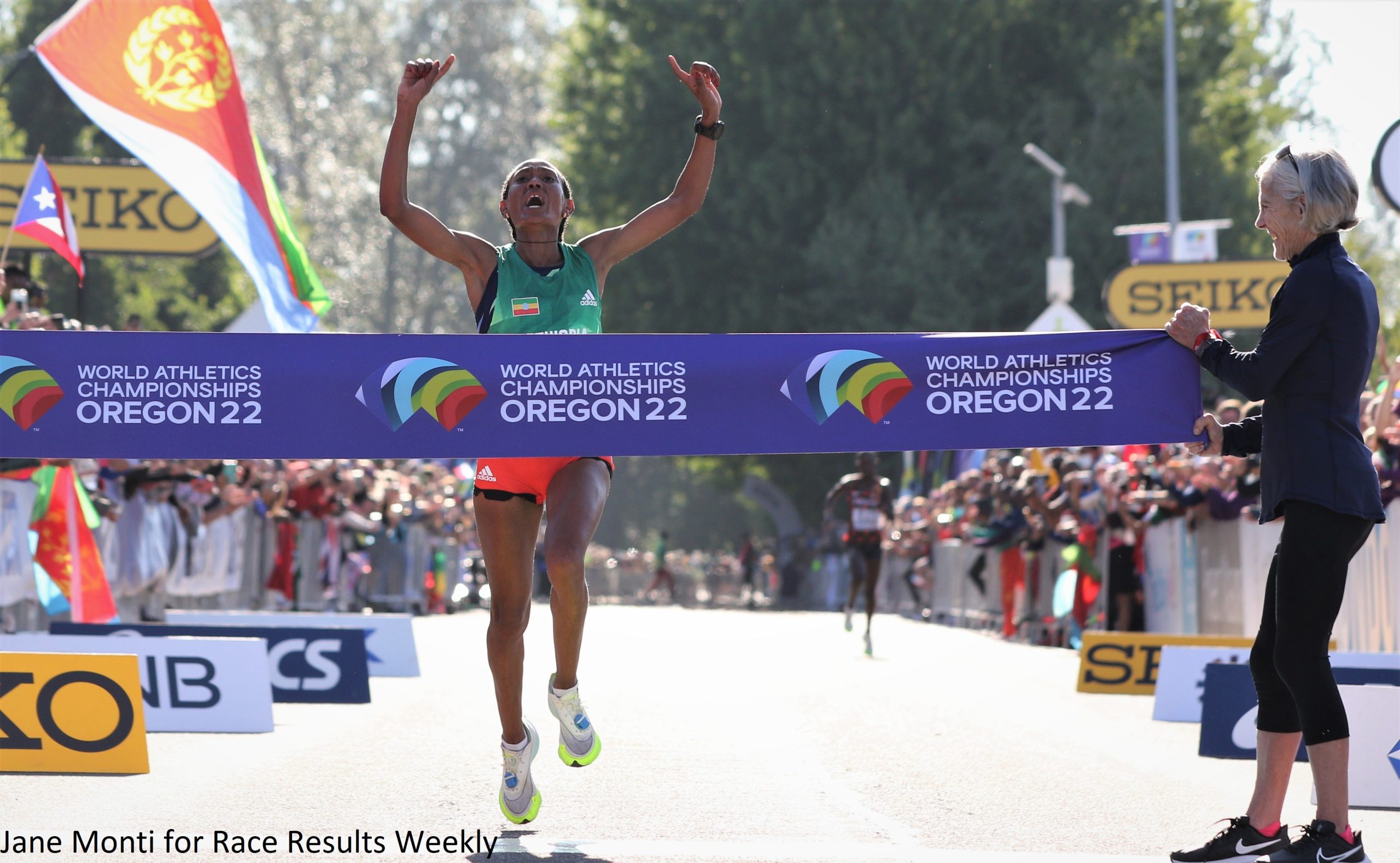 Gotytom Gebreslase wins marathon at Oregon22