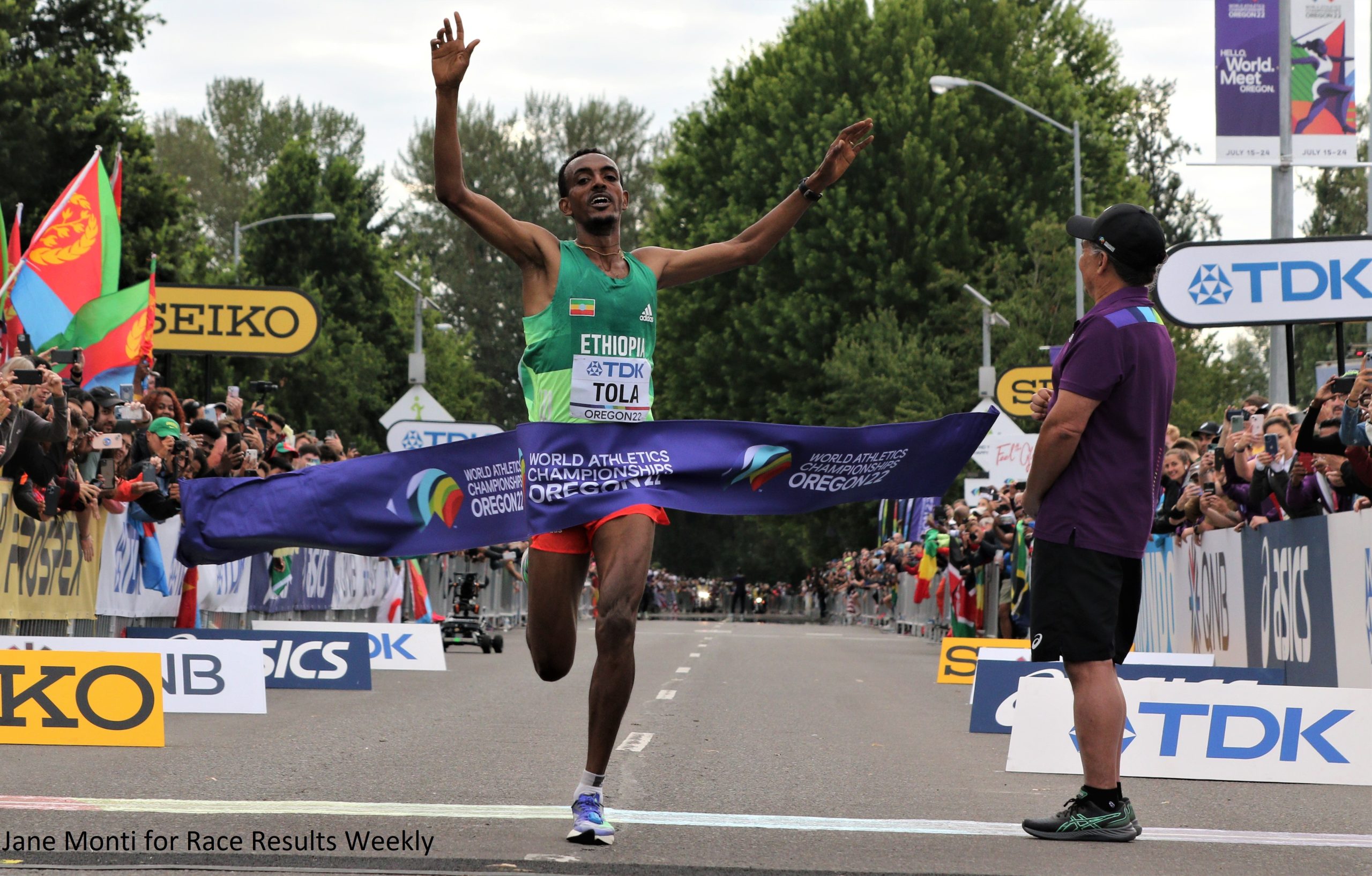 Tamirat Tola wins World Athletics Championships Oregon22 title