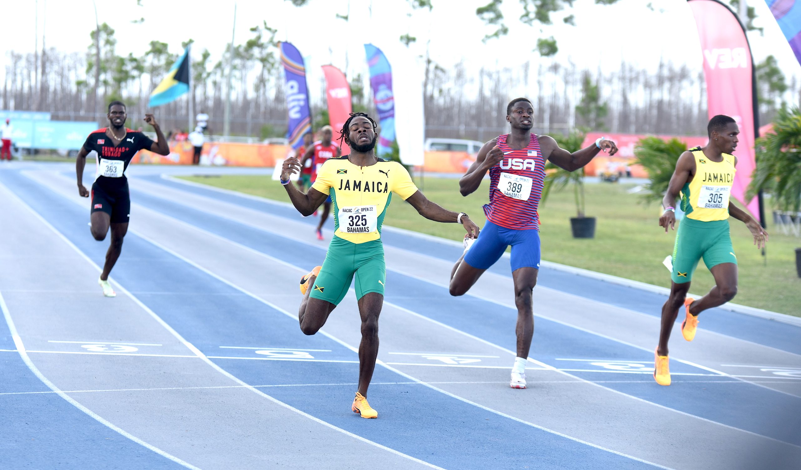 Christopher Taylor wins the men's 400m at the NACAC Open Championships