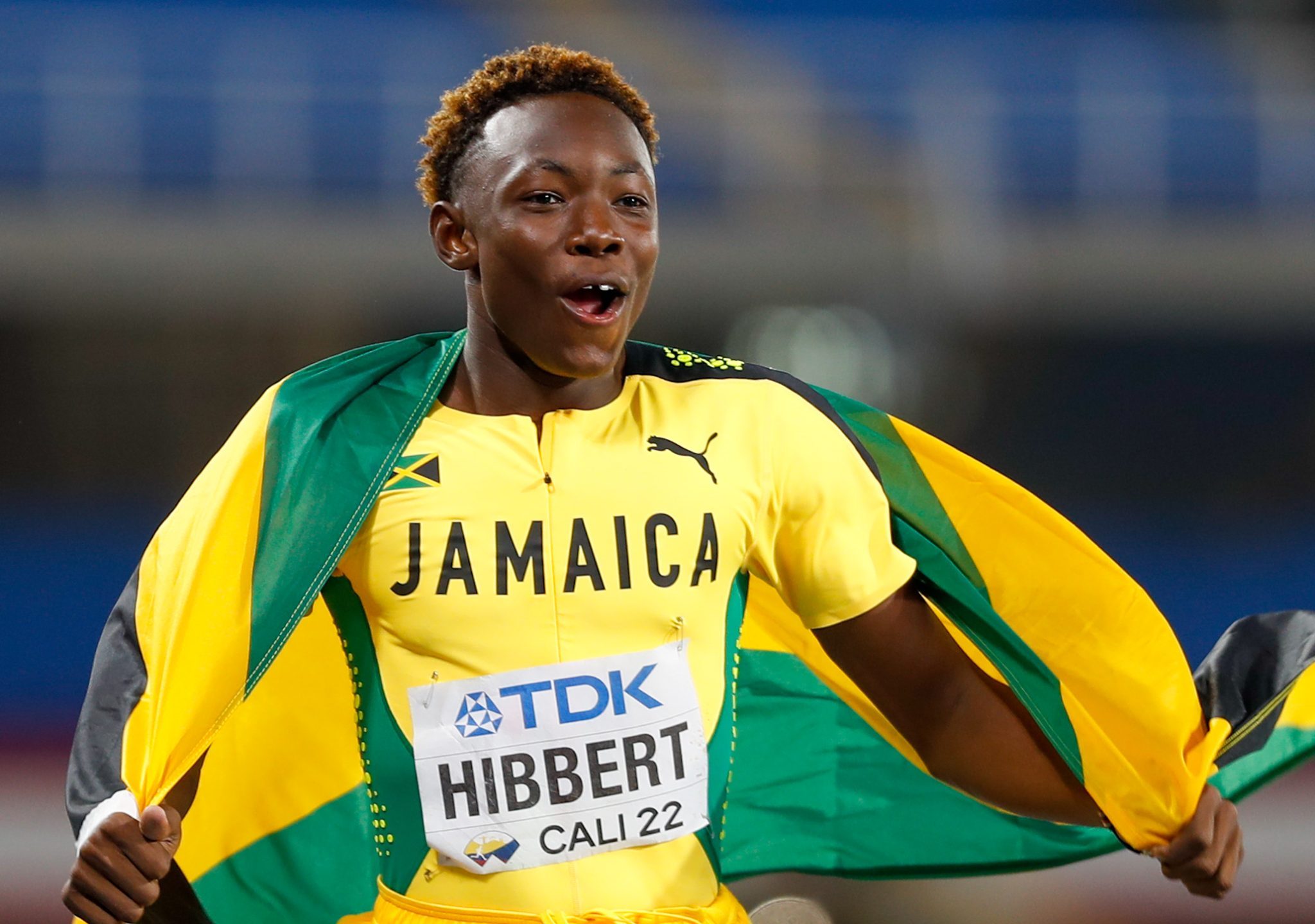 Ready for Budapest 23 ...Jaydon Hibbert of Jamaica is the winner of the men's triple jump at the Cali22 World Athletics U20 Championships. He won with a championship record of 17.27m