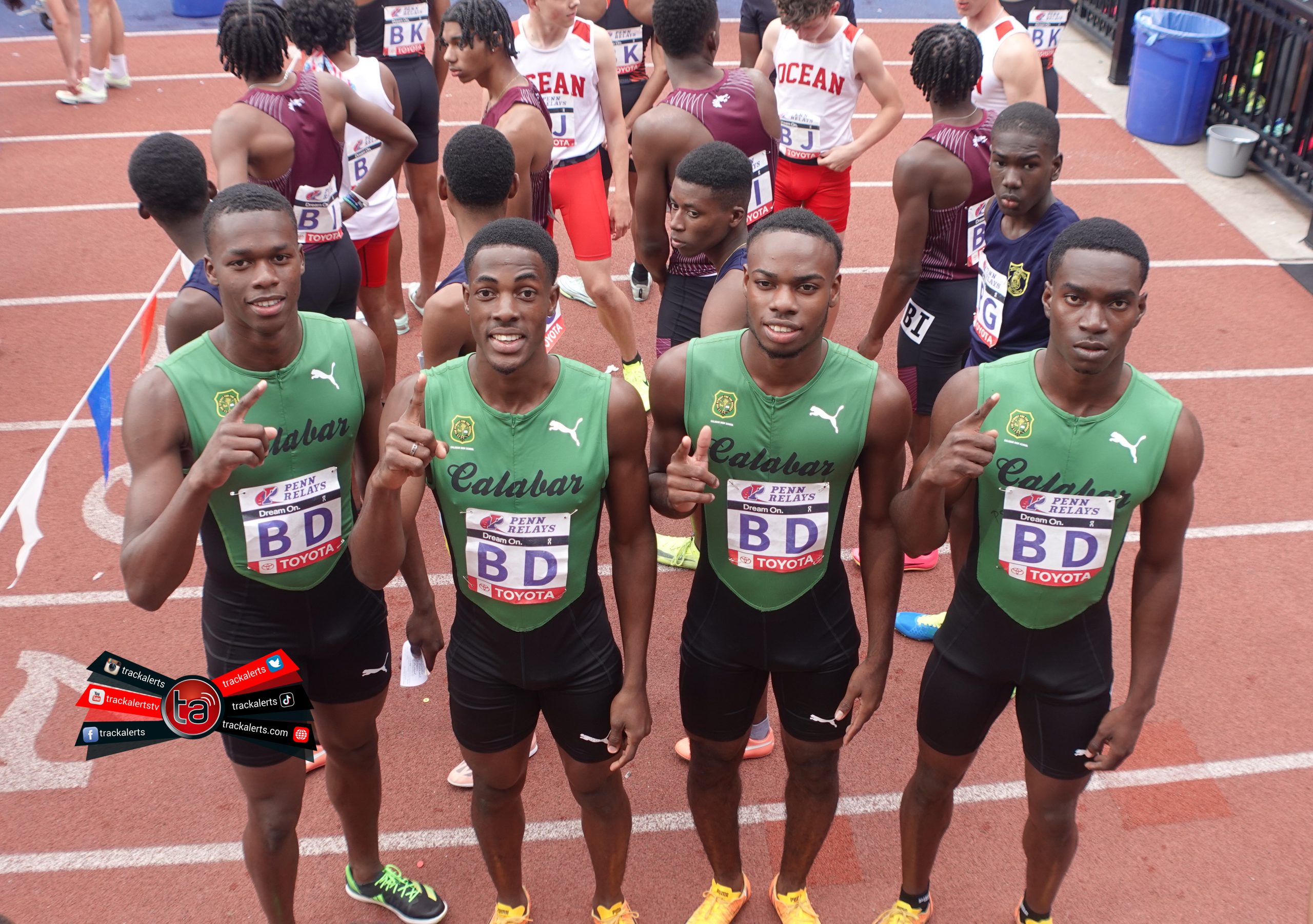 Calabar sets the pace and qualifies for the High School Boys' 4x400 Championship of America at Penn Relays 2023! 🏃‍♂️🏆 #trackandfield #pennrelays #highschoolsports #calabar"