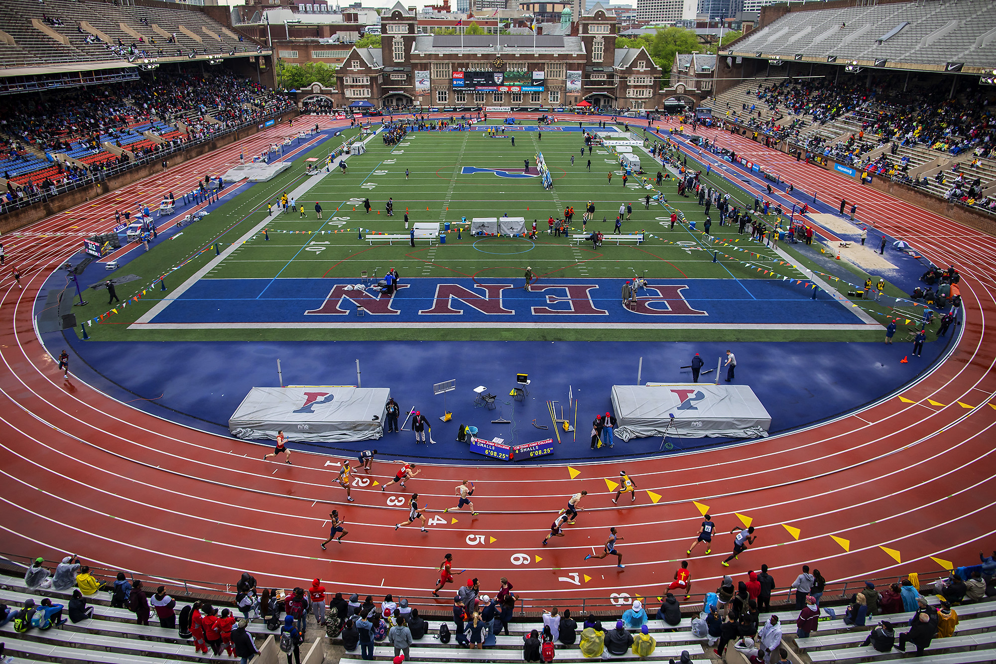 Penn Relays is an annual track and field event that takes place at the University of Pennsylvania's Franklin Field stadium in Philadelphia, Pennsylvania.