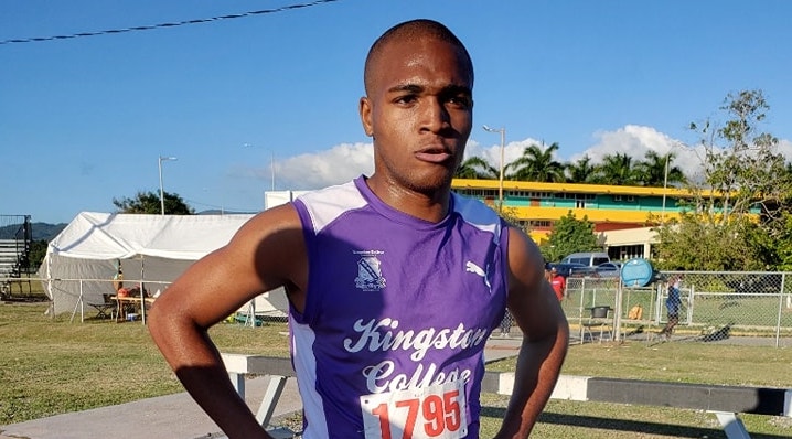 Adrian Kerr Sets the Track Ablaze with Record-Breaking 100m Victory at NACAC U23 Championships 2023 in Costa Rica.