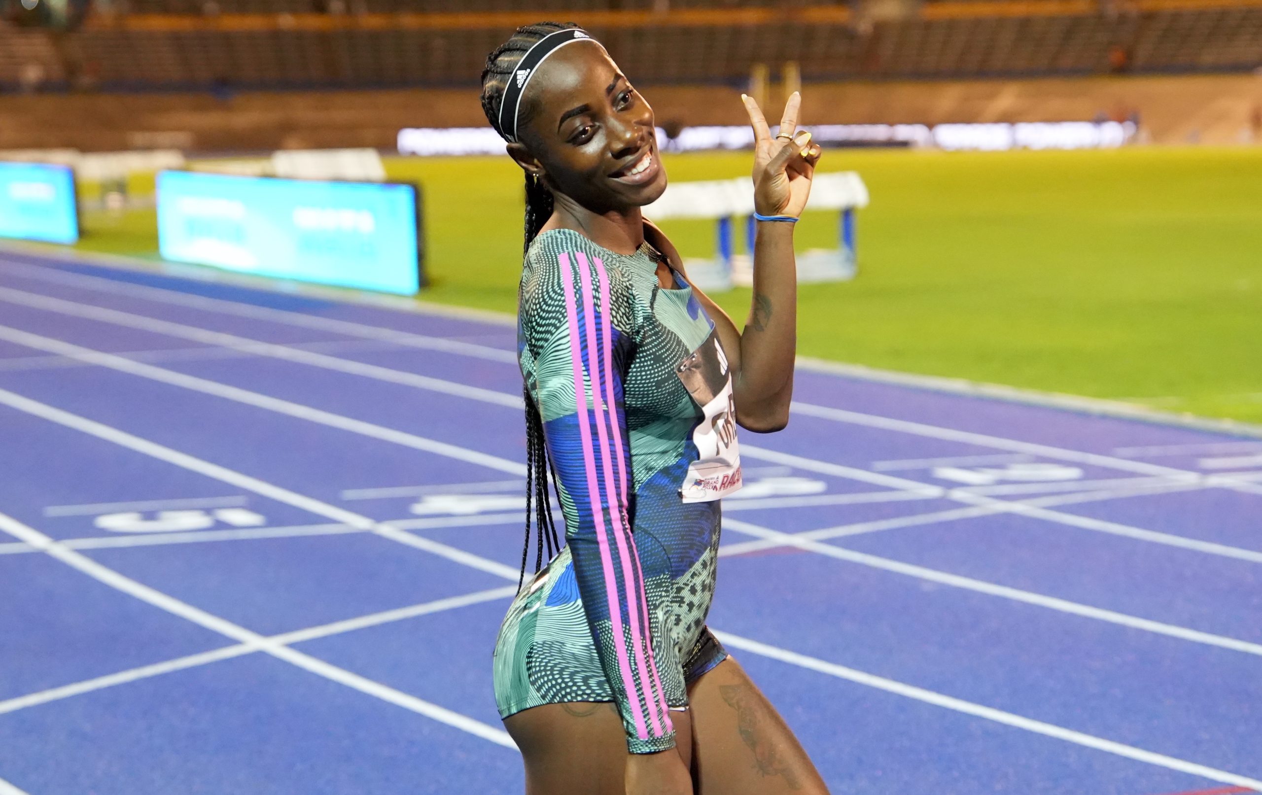Jamaican Sprinter Shashalee Forbes Emerges Victorious at 58th P-T-S Meeting 2023