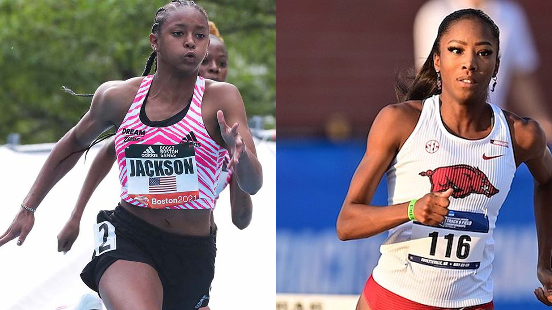 Shawnti Jackson and Britton Wilson are the names you'll be hearing a lot in track and field
