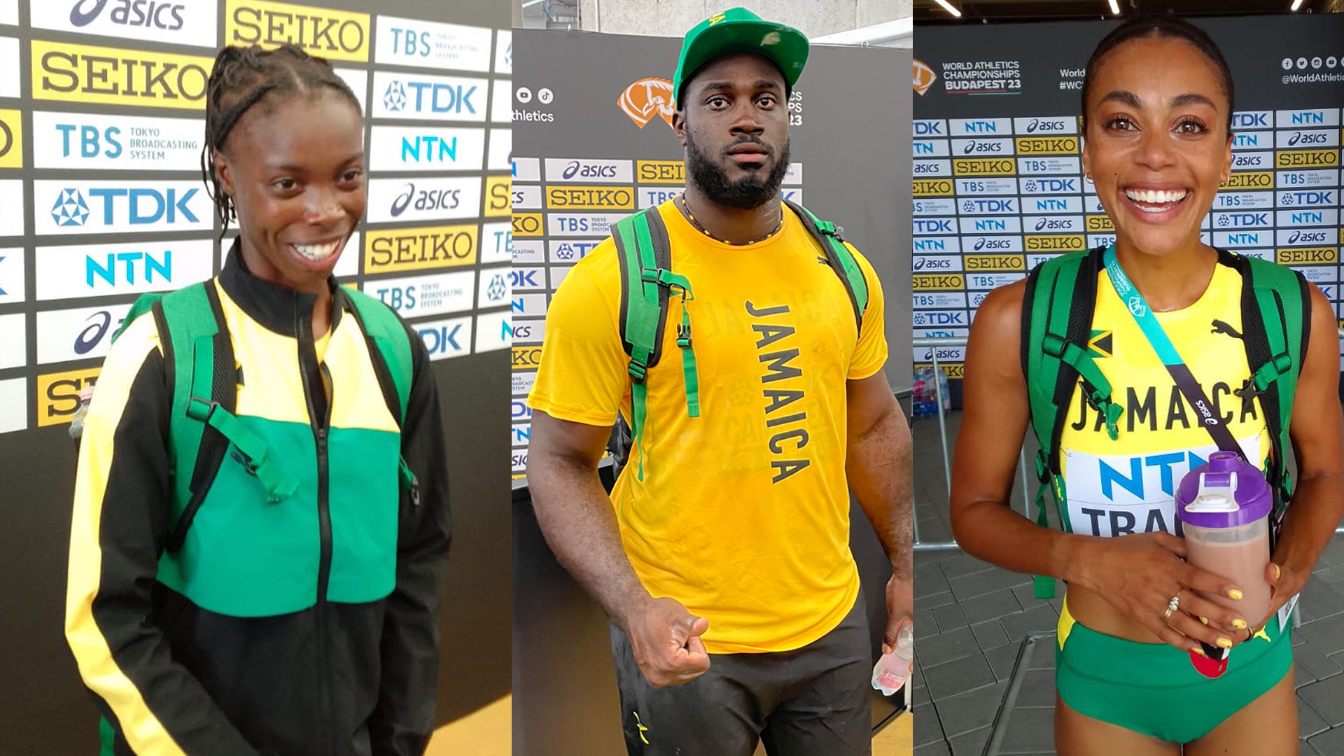 Rajindra Campbell, Adelle Tracey and Ackelia Smith made headways on the opening morning of the Budapest 23 World Athletics Championships
