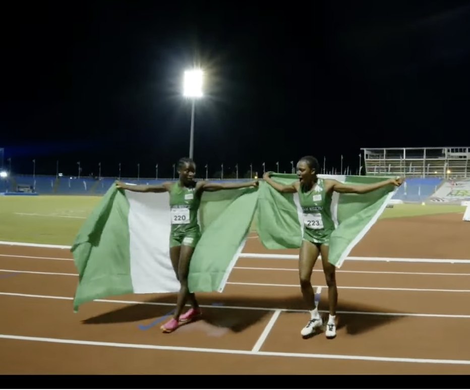 Nigeria's sprinters Faith Okwose and Justina Eyakpobeyan won gold and silver in the women’s 100m at the 2023 Commonwealth Youth Games