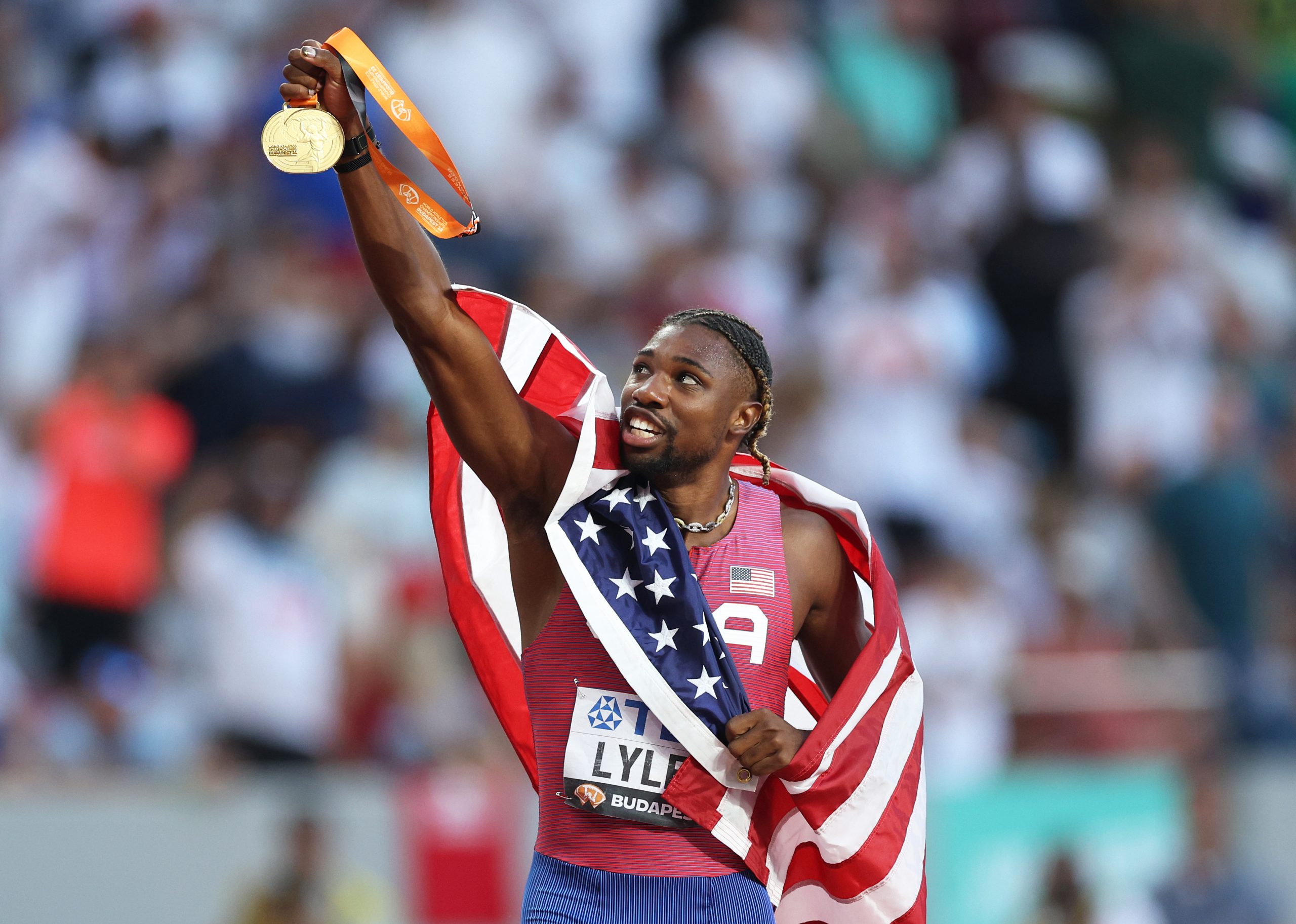Noah Lyles wins the world 100m title in Budapest 23 World Athletics Championships