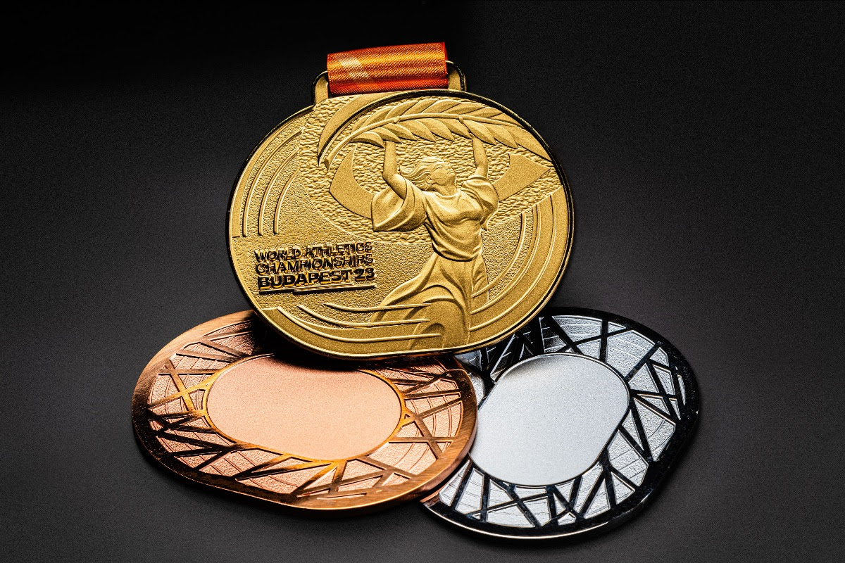 The unique medals for the World Athletics Championships Budapest 23 have just been revealed.