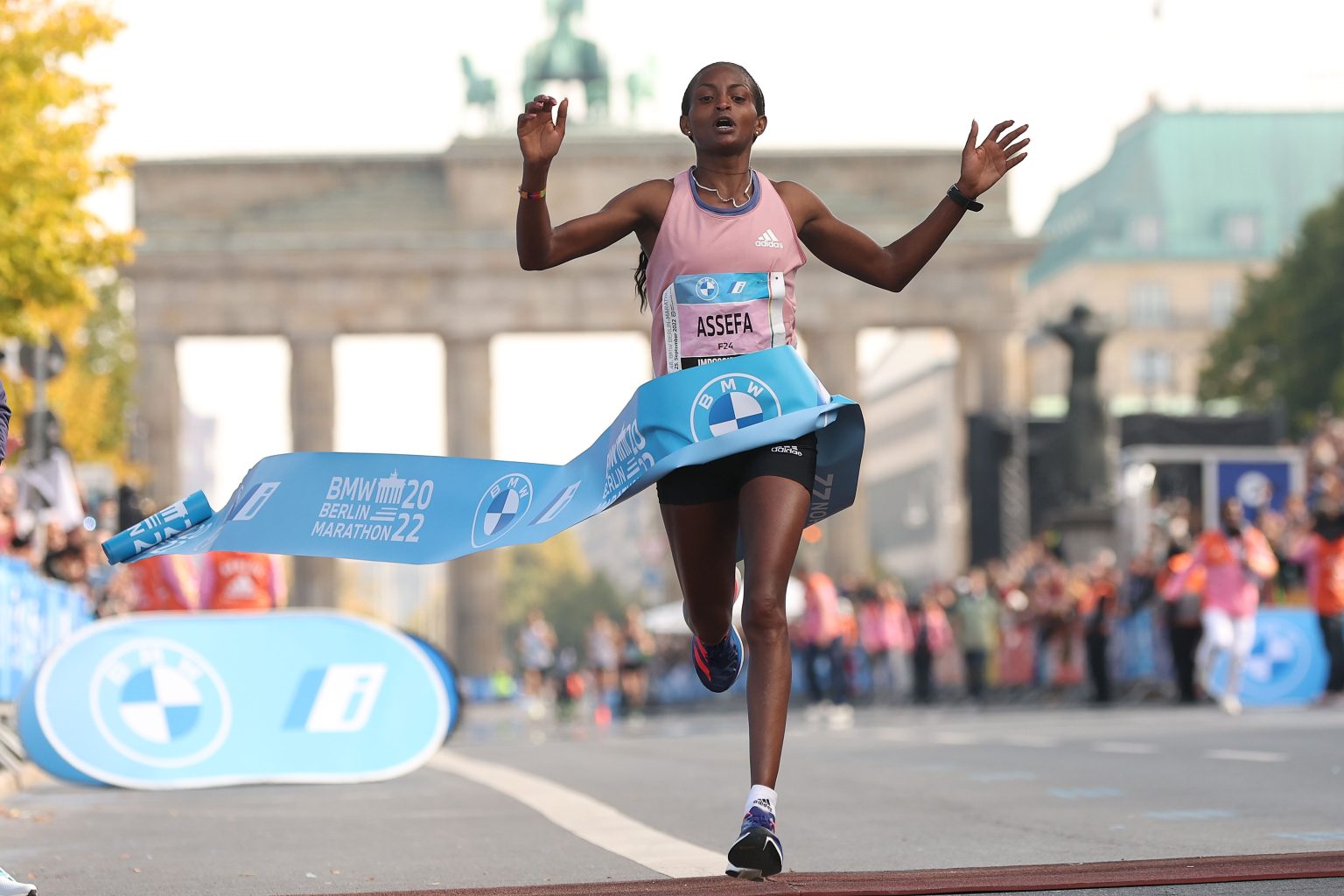 Tigst Assefa Shatters World Record at Berlin Marathon