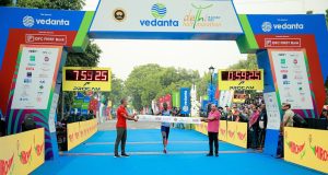 Daniel Ebenyo Sets New Record at Vedanta Delhi Half Marathon