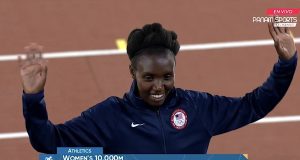 Ednah Kurgat (USA) 🇺🇸 grabs bronze 🥉 with a time of 33:16.61 at the Pan American Games.