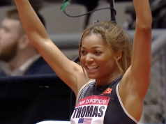 Gabby Thomas Overcomes Adversity to Win Women's 300m at New Balance Indoor Grand Prix