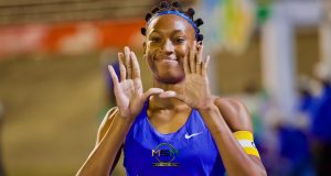 Penn Relays - East Coast Showcase --- Hydel High's Alliah Baker shone bright, securing four gold medals, at Champs 2024